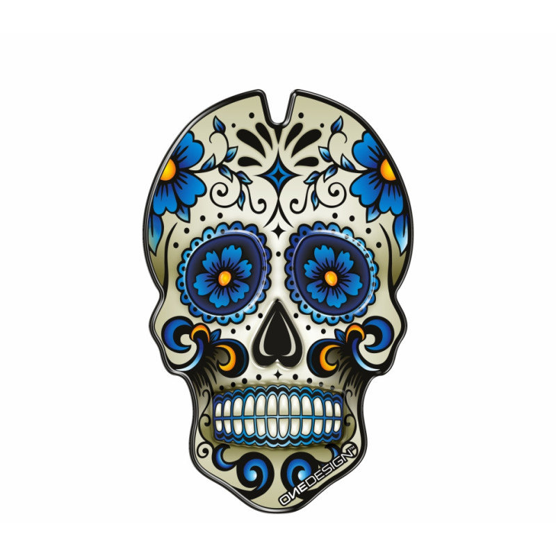 TANKPAD Onedesign SKULL, niebieski TANKPAD Onedesign SKULL, niebieski