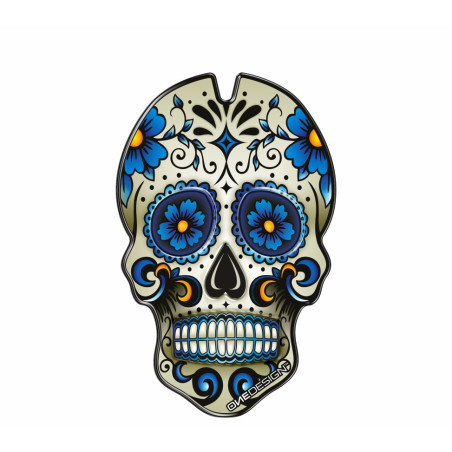 TANKPAD Onedesign SKULL, niebieski