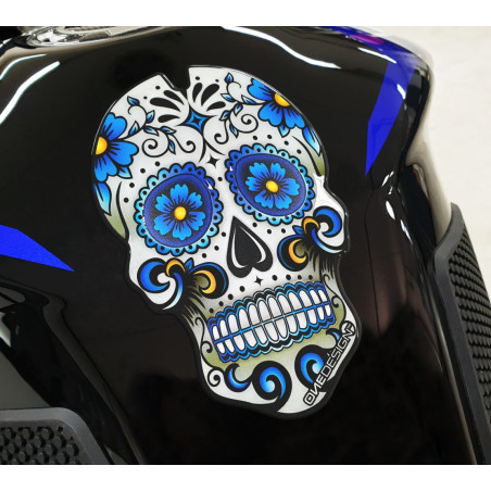 TANKPAD Onedesign SKULL, niebieski