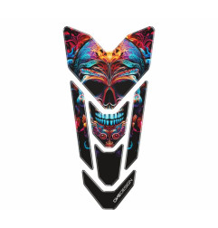 PRE-CUT Onedesign TANKPAD ART SKULL, złoty