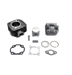 CYLINDER ŻELIWNY Z GŁOWICĄ POWER FORCE APRILIA SCARABEO YAMAHA JOG BENELLI K2 MINARELLI HORIZONTAL 47MM 2T
