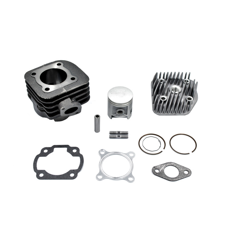 CYLINDER ŻELIWNY Z GŁOWICĄ POWER FORCE APRILIA SCARABEO YAMAHA JOG BENELLI K2 MINARELLI HORIZONTAL 47MM 2T