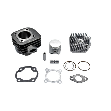 CYLINDER ŻELIWNY Z GŁOWICĄ POWER FORCE APRILIA SCARABEO YAMAHA JOG BENELLI K2 MINARELLI HORIZONTAL 47MM 2T