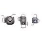 CYLINDER ŻELIWNY Z GŁOWICĄ POWER FORCE YAMAHA BWS MINARELLI VERTICAL 47MM 2T