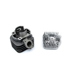 CYLINDER ŻELIWNY Z GŁOWICĄ POWER FORCE APRILIA SCARABEO YAMAHA JOG BENELLI K2 MINARELLI HORIZONTAL 47MM 2T