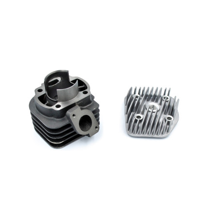 CYLINDER ŻELIWNY Z GŁOWICĄ POWER FORCE APRILIA SCARABEO YAMAHA JOG BENELLI K2 MINARELLI HORIZONTAL 47MM 2T