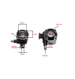 CYLINDER ŻELIWNY POWER FORCE APRILIA SCARABEO SUZUKI KATANA 41MM 2T