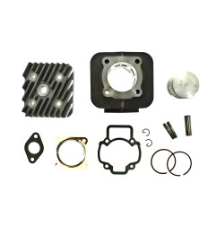 CYLINDER ŻELIWNY Z GŁOWICĄ POWER FORCE GILERA STORM PIAGGIO LIBERTY SFERA ZIP 47MM 2T
