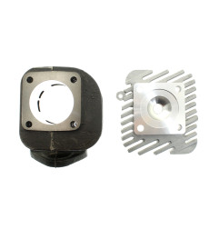 CYLINDER ŻELIWNY Z GŁOWICĄ POWER FORCE HONDA DIO TACT KYMCO ZX 48MM 2T