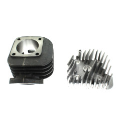 CYLINDER ŻELIWNY Z GŁOWICĄ POWER FORCE HONDA DIO TACT KYMCO ZX 48MM 2T