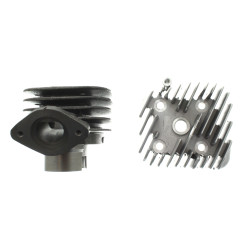 CYLINDER ŻELIWNY Z GŁOWICĄ POWER FORCE HONDA DIO TACT KYMCO ZX 48MM 2T