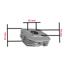 CYLINDER NICASILOWY AIRSAL HONDA MB MT MTX 45MM 2T