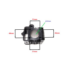 CYLINDER ŻELIWNY POWER FORCE BASIC KYMCO NEXXON ACTIVE K-PIPE 139FMB 47MM 4T