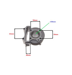 CYLINDER NICASILOWY POWER FORCE GY6 KYMCO 39MM 4T
