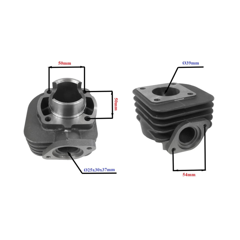 CYLINDER ŻELIWNY POWER FORCE KYMCO AGILITY LIKE VITALITY 39MM 2T CYLINDER ŻELIWNY POWER FORCE KYMCO AGILITY LIKE VITALITY 39MM 2T