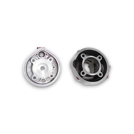 CYLINDER ŻELIWNY Z GŁOWICĄ POWER FORCE APRILIA RS TUONO PEUGEOT XP7 YAMAHA DT MINARELLI AM6 49 MM 2T WIŚNIA