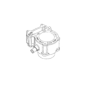 CYLINDER KYMCO MXU 300 - 300R - NEW MXU 300 - MAXXER 300 CYLINDER KYMCO MXU 300 - 300R - NEW MXU 300 - MAXXER 300