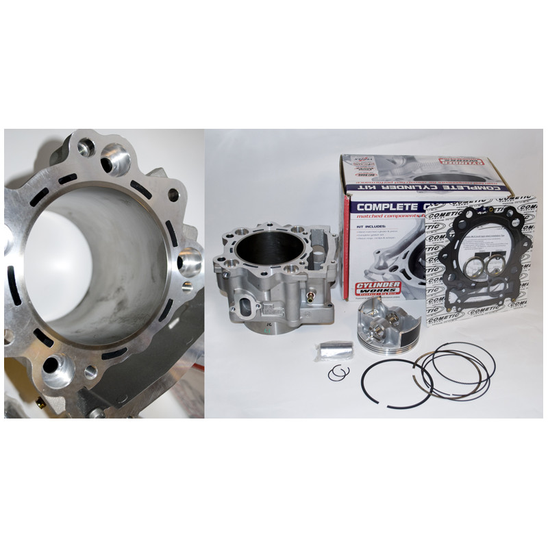 CYLINDER WORKS CYLINDER KOMPLETNY YAMAHA YFM 700 RAPTOR '06-'14 BIG BORE (+3MM=727CM3) (TULEJA ŻELIWNA)