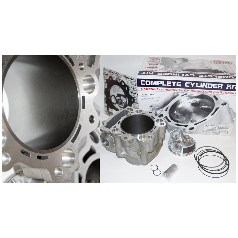 CYLINDER WORKS CYLINDER KOMPLETNY YAMAHA YFM 700 GRIZZLY '07-'13, RHINO '08-'13 BIG BORE (+3MM=727CM3) (TULEJA ŻELIWNA)