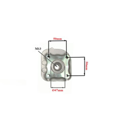GŁOWICA CYLINDRA 50 CCM 2T 47 MM A/C MINARELLI HORIZONTAL KEEWAY 1E40QMB/QMA POWER FORCE