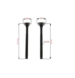 GŁOWICA KOMPLETNA POWER FORCE DO CYLINDRA 47MM (POWIĘKSZONE ZAWORY) GY6 4T GY6020014F