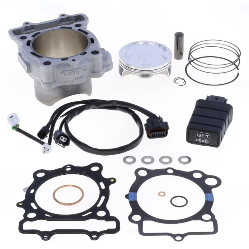ATHENA CYLINDER KOMPLETNY Z MODUŁEM ZMIANY MAP ZAPŁONU KAWASAKI KXF 250 '23-'24 BIG BORE 85MM (+7MM=296CCM) (CR 13.5:1)