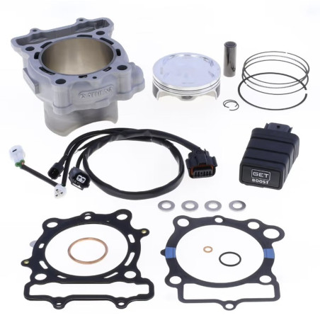 ATHENA CYLINDER KOMPLETNY Z MODUŁEM ZMIANY MAP ZAPŁONU KAWASAKI KXF 250 '23-'24 BIG BORE 85MM (+7MM=296CCM) (CR 13.5:1)