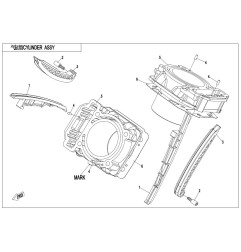 5. Cylinder cfmoto 800 X8, 0800-023100-0002