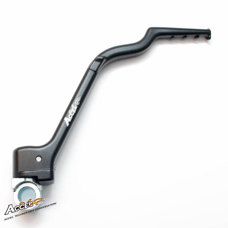 ACCEL DŹWIGNIA STARTERA (KOPKA) ALUMINIOWA YAMAHA YZ 250 '02-'25 (2T), KOLOR CZARNY