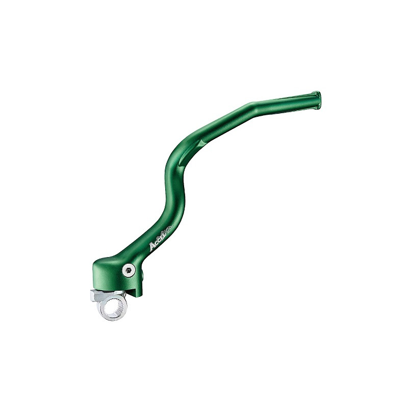 ACCEL DŹWIGNIA STARTERA (KOPKA) ALUMINIOWA KAWASAKI KXF 250 '13-'20 KOLOR ZIELONY