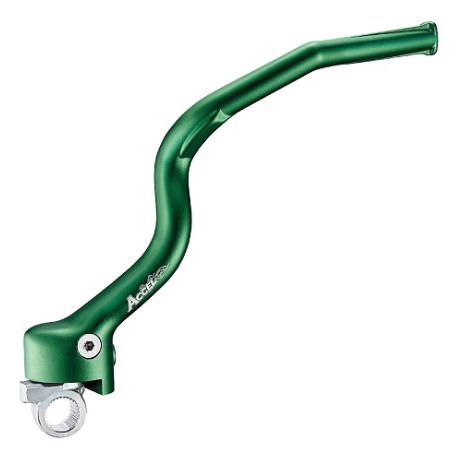 ACCEL DŹWIGNIA STARTERA (KOPKA) ALUMINIOWA KAWASAKI KXF 250 '13-'20 KOLOR ZIELONY