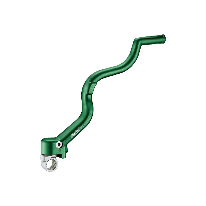 ACCEL DŹWIGNIA STARTERA (KOPKA) ALUMINIOWA KAWASAKI KXF 450 '07-'15, KLX 450R '08-'19, KOLOR ZIELONY