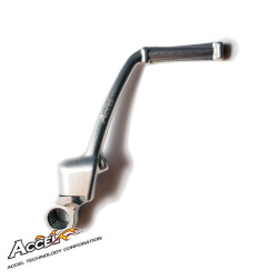 ACCEL DŹWIGNIA STARTERA (KOPKA) ALUMINIOWA KAWASAKI KX 65 '00-'24, KOLOR SREBRNY