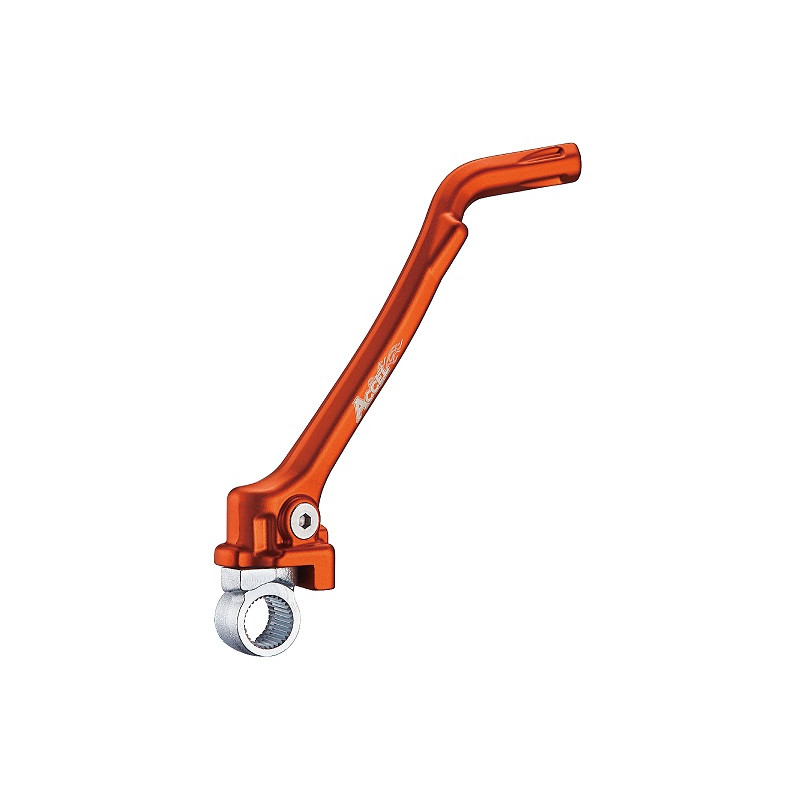 ACCEL DŹWIGNIA STARTERA (KOPKA) ALUMINIOWA KTM SX65 '16-'23, HUSQVARNA TC 65 '17-'23 KOLOR POMARAŃCZOWY
