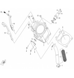 10. Napinacz łańcucha rozrządu cfmoto 500 X5 0180-023200-0080 CF188-023200-0080