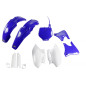 UFO KOMPLET PLASTIKÓW Z OSŁONAMI AMORTYZATORÓW YAMAHA YZF 400 '98-'99 KOLOR OEM '99 (NIEBIESKI/BIAŁY) (YA290E999)