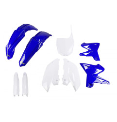 UFO KOMPLET PLASTIKÓW YAMAHA YZ 125 / 250 '02-'14 RESTYLING KOLOR (NIEBIESKI/BIAŁY) (YA312E999)