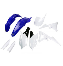 UFO KOMPLET PLASTIKÓW YAMAHA YZF 250 '14-'18, YZF 450 '14-'17 KOLOR (NIEBIESKI/BIAŁY) (YA318E999)