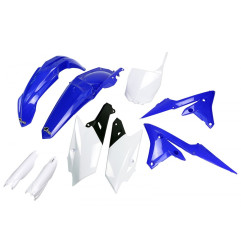 UFO KOMPLET PLASTIKÓW YAMAHA YZF 250 '14-'18, YZF 450 '14-'17 KOLOR '18 (NIEBIESKI/BIAŁY/CZARNY) (YA318E999K)