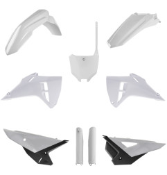 POLISPORT KOMPLET PLASTIKÓW HONDA CRF 250R '25-'26; CRF 450R '25-'26 Z TABLICĄ I OSŁONAMI AMORTYZATORÓW KOLOR BIAŁY