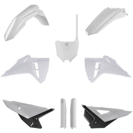 POLISPORT KOMPLET PLASTIKÓW HONDA CRF 250R '25-'26; CRF 450R '25-'26 Z TABLICĄ I OSŁONAMI AMORTYZATORÓW KOLOR BIAŁY