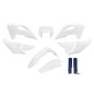 UFO KOMPLET PLASTIKÓW HUSQVARNA TE 150 / 250 / 300 '24-'25, FE 250 / 350 / 450 / 501 '24-'25 KOLOR '25 BIAŁY / NIEBIESKI