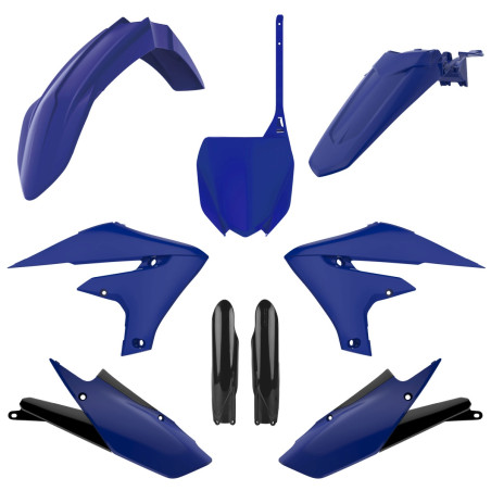 POLISPORT KOMPLET PLASTIKÓW YAMAHA YZ 250F '19-'23; WR 250F '20-'24; YZ 450F '18-'22; WR 450F '19-'24 KOLOR NIEBIESKI