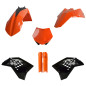 POLISPORT KOMPLET PLASTIKÓW KTM SX/SX-F/XC-F '07-'10 Z TABLICĄ I OSŁONAMI AMORTYZATORÓW KOLOR POMARAŃCZOWY #724853