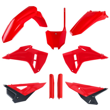 POLISPORT KOMPLET PLASTIKÓW HONDA CRF 250R '22-'24; CRF 450R '21-'24 RESTYLING KOLOR CZERWONY