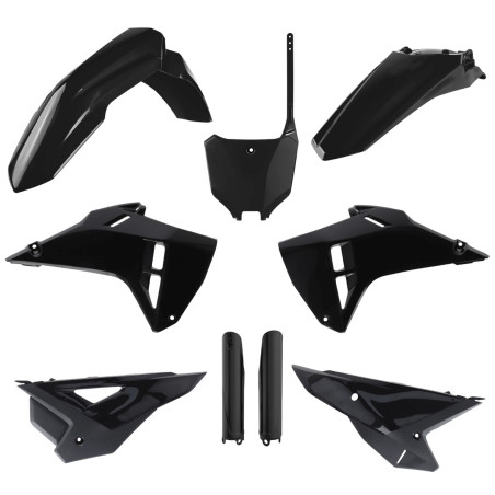 POLISPORT KOMPLET PLASTIKÓW HONDA CRF 250R '22-'24; CRF 450R '21-'24 RESTYLING KOLOR CZARNY