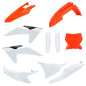 POLISPORT KOMPLET PLASTIKÓW KTM SX/SX-F/XC/XC-F '23-'24 Z TABLICĄ I OSŁONAMI KOLOR POMARAŃCZOWY BIAŁY OEM #730790