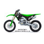 UFO KOMPLET PLASTIKÓW KAWASAKI KXF 250 '25, KXF 450'24-'26, KX 450X '24-'26 KOLOR CZARNY / ZIELONY
