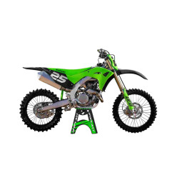 UFO KOMPLET PLASTIKÓW KAWASAKI KXF 250 '25, KXF 450'24-'26, KX 450X '24-'26 KOLOR ZIELONY / CZARNY