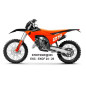 UFO KOMPLET PLASTIKÓW KTM EXC 150 / 250 / 300 TBI '24-'25 KOLOR CZARNY / POMARAŃCZOWY